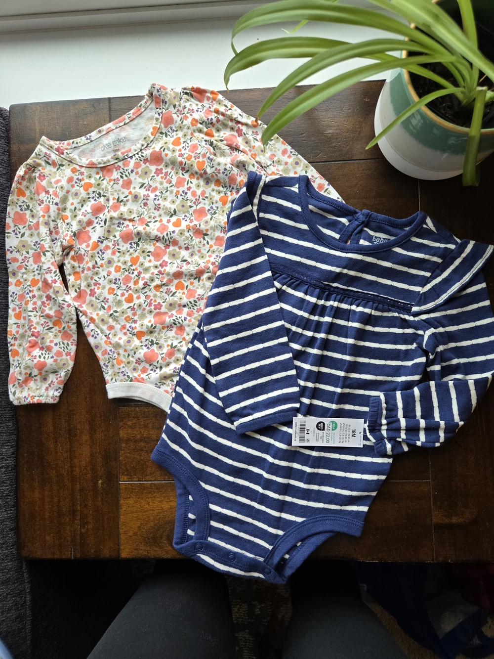 18M Long Sleeve Onesie Set Of 2